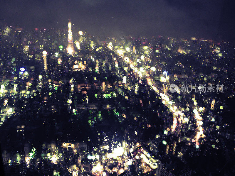 Tokyo Rainning with Tokyo Tower